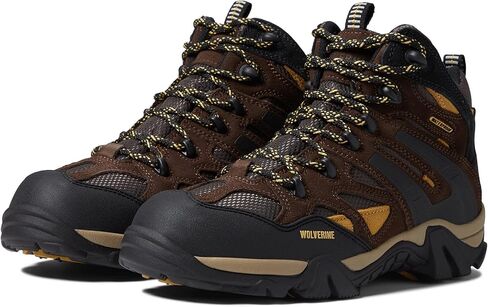 Wolverine Men's Wilderness Waterproof Hiking Boot, Chocolate Brown, 10 X-Wide in Saudi Arabia