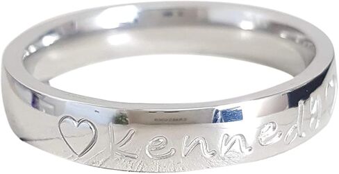 Name Ring Hand Stamped Stainless Steel in Kuwait