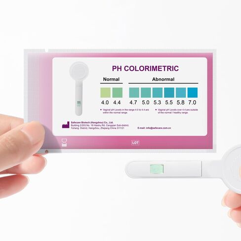 شرائط اختبار درجة الحموضة المهبلية، مجموعة شرائط اختبار درجة الحموضة المهبلية الصحية الأنثوية لالتهاب المهبل البكتيري - 10 قطع in Kuwait