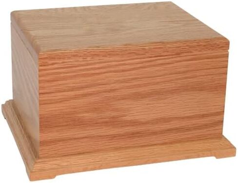 جرة خشبية للرماد من بينشلي - جرة صندوق خشبية كبيرة الحجم للبالغين، دفن أرضي، جرة حرق تذكارية للمنزل أو الجنازة in Kuwait