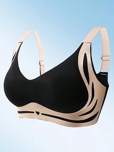 Wireless Push Up Bra for Women Seamless Support Lift Full Coverage Everyday Wear Sports Comfort Bra in Saudi Arabia