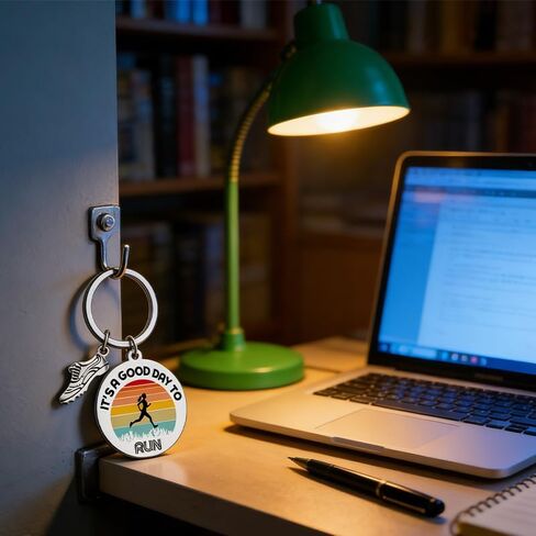 Gifts for Runners Women Men,Track and Field Running Keychain,Cross Country Running Gifts for Men and Women Marathon Runner,Cool Running Shoes Key Chain Charm for Car Keys Purse Handbag Backpack Bag in Kuwait