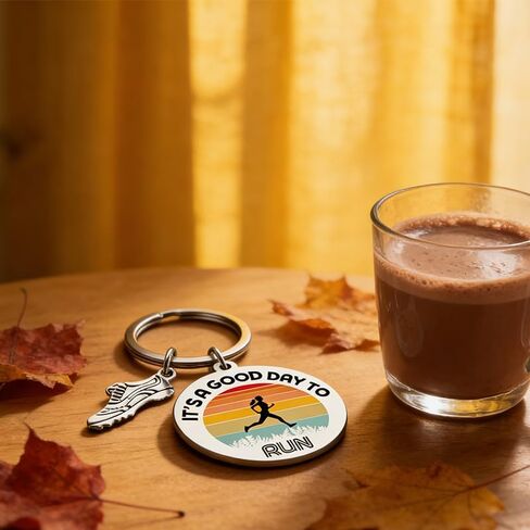 Gifts for Runners Women Men,Track and Field Running Keychain,Cross Country Running Gifts for Men and Women Marathon Runner,Cool Running Shoes Key Chain Charm for Car Keys Purse Handbag Backpack Bag in Kuwait