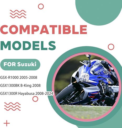لسوزوكي GSX-R1000 GSX1300R/BK الجبهة شوكة الغبار النفط والأختام 51153-41G00 2005-2024 in Saudi Arabia