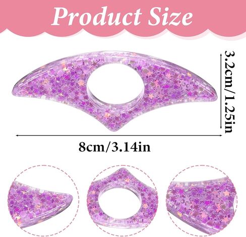 Thumb Book Page Holder 2PCS Book Page Holders for Reading Glitter Diamond Dotting Handmade Personalized Flower Plastic Books Opener Holder Thumb Meaningful Gifts for Lovers Teachers Students in Saudi Arabia