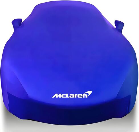 Car Cover for McLaren 650S Coupé 650 S Coupe 2014 2015 2016 2017, Stretch Cotton Custom Protection Full car Cover, Soft Breathable Indoor Auto Cover,Blue-Standard in Kuwait