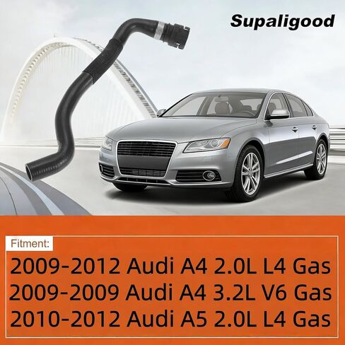 Heater Hose for Audi A4 2009-2013 A4 Quattro 2008-2012 Good Sealing No.8K1819371AB in Kuwait