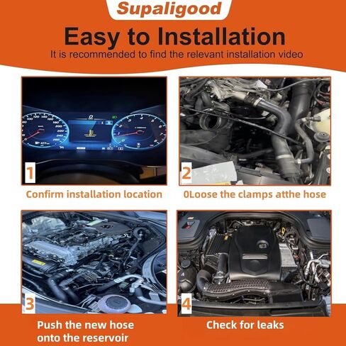 Heater Hose for Audi A4 2009-2013 A4 Quattro 2008-2012 Good Sealing No.8K1819371AB in Kuwait