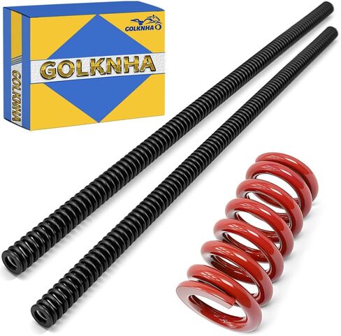 طقم الشوكة الأمامية والينابيع الخلفية الثقيلة مناسب لهوندا CRF125FB XR100R CRF100F 1987-2004 OEM #51401-KN4-003 52401-KN4-003ZD in Saudi Arabia