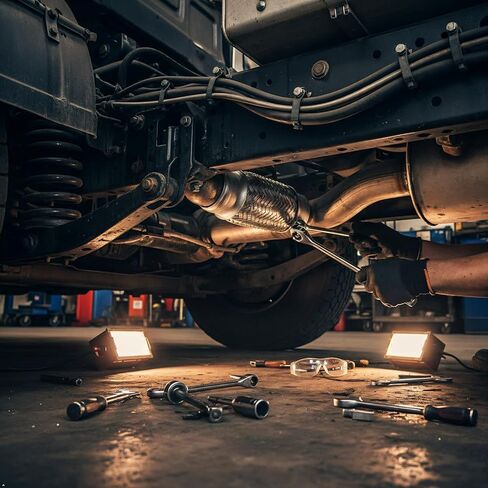 Exhaust Flex Pipe Adaptor, 1.5" x 4" Durable Universal Stainless Steel SS Double Braided Flex Pipe Exhaust Adaptor Piping in Kuwait