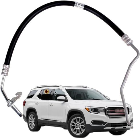 Power Steering Pressure Line Hose Assembly，Steering Gear for GMC Acadia 2007 2008 2009-2017 for Buick Enclave 2008-2017 for Chevrolet Traverse 2009-2017 for GMC Acadia Limited 2017 1 Piece in Kuwait