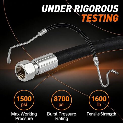 Power Steering Pressure Line Hose Assembly，Steering Gear for GMC Acadia 2007 2008 2009-2017 for Buick Enclave 2008-2017 for Chevrolet Traverse 2009-2017 for GMC Acadia Limited 2017 1 Piece in Kuwait