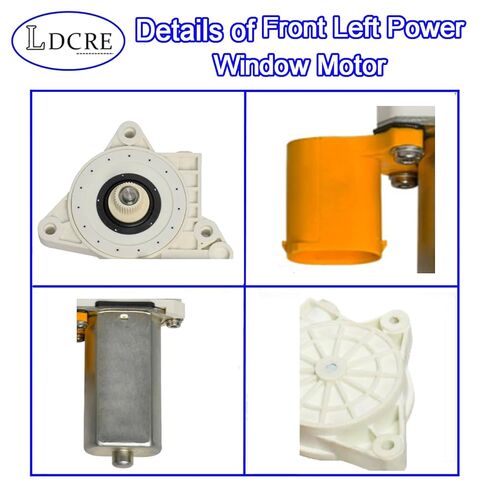 Front Left Power Window Motor 67626954275 Compatible with Mini Cooper R50 R52 R53 R56 (2002-2008) Base/S Models 1.6L L4 FWD, Driver Side Power Window Lift Regulator Motor Replacement in Saudi Arabia