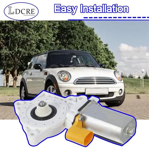 Front Left Power Window Motor 67626954275 Compatible with Mini Cooper R50 R52 R53 R56 (2002-2008) Base/S Models 1.6L L4 FWD, Driver Side Power Window Lift Regulator Motor Replacement in Saudi Arabia