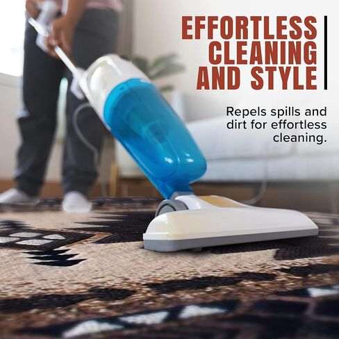 سجادة YHSF جنوب غرب أمريكا الأصلية C318 - سهلة التنظيف، سميكة، ناعمة، متينة، سجادة مستوحاة من القبائل الأمريكية الأصلية لغرفة النوم/غرفة المعيشة والمزيد - بربري، 2 قدم × 7 أقدام in Kuwait