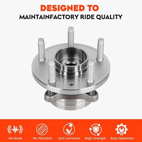 مجموعة محمل محور العجلة الأمامية/الخلفية تناسب Ford Explorer 2011-2018 (خلفي) لأداة اعتراض الشرطة (أمامية 2013-2019 جميع الموديلات 5 العروات استبدال 512460 قطعة واحدة in Kuwait