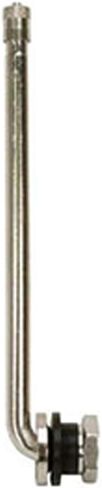 TR510 Valve Stem for Aluminum Truck Wheels 90 Degree 5 1/2 inch Bent Truck and Bus Tire Nickel Plated Valve Stems for Drop Center Aluminum Disc Wheels with 0.625 (5/8 inch) inch Valve Holes - 10 Pack in Saudi Arabia