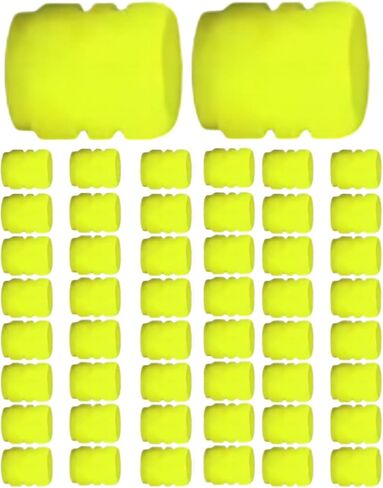 50 Pieces Glow in Dark Cover | Tire Caps | Night Rider Cover,for Automotive Vehicle Motorcycles Bicycles Night Outdoor Garage Sport Wheel in Saudi Arabia