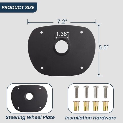 Steering Wheel Cover Plate Compatible with 1996-2004 Toyota Tacoma Hub Adapter Cover in Kuwait
