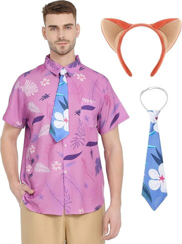 زي الهالوين التنكري يتضمن تي شيرت مطبوع وربطة رأس لأزياء الهالوين التنكرية in Kuwait