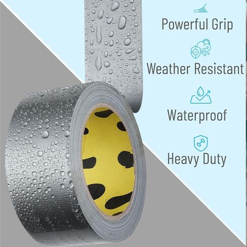 Bates- Duct Tape Heavy Duty, 2 Inch x 90 ft, Silver, Waterproof Tape for Outdoor Use, Easy Tear, Weather Resistant in Saudi Arabia