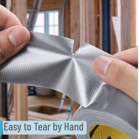 Bates- Duct Tape Heavy Duty, 2 Inch x 90 ft, Silver, Waterproof Tape for Outdoor Use, Easy Tear, Weather Resistant in Saudi Arabia