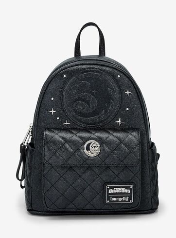 Loungefly DreamWorks How to Train Your Dragon Night Fury Quilted Mini Backpack — BoxLunch Exclusive MULTI NONE in Saudi Arabia