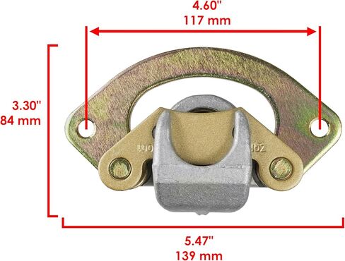 Caltric Front Left Right Brake Caliper with Pad Compatible with Polaris 1911150 1911151 in Saudi Arabia
