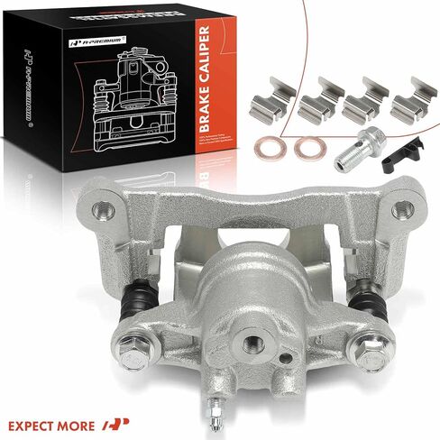 A-Premium Disc Brake Caliper Assembly with Bracket Compatible with Toyota Camry 2000-2001 3.0L Only, Solara 2000-2003 - Rear Left Driver Side in Saudi Arabia