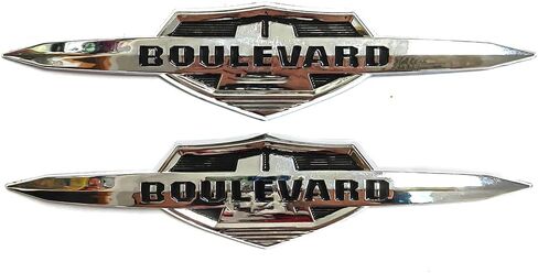 3D Chrome Gas Fuel Tank Badge Emblem Decals Sticker Compatible with Suzuki Boulevard M109R C50T M90 C90T S40 M95 S83 C50 M50 VL800 VZ1500 in Kuwait