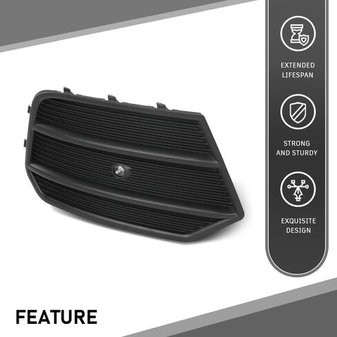 LQI المصد الأمامي مصبغة الضباب غطاء المصباح تقليم الجانب الأيمن متوافق مع أودي Q3 2016-2018، يصلح للنماذج مع غطاء ممتص الصدمات قطعة واحدة، مع مستشعر مساعد وقوف السيارات 8U0807682Q4U8، AU1039135 in Kuwait