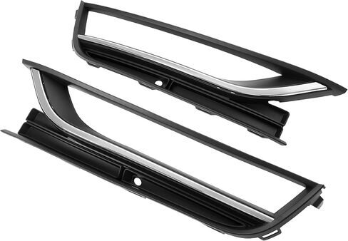 HECASA Fog Light Bezel & Lower Bumper Trim Compatible with 2012-2015 Volkswagen Passat Front Bumper Fog Lamps Cover Replacement for 56D853665 56D853666 Plastic Chrome Drivers&Passengers Side in Saudi Arabia
