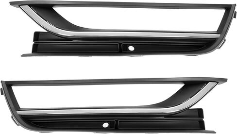HECASA Fog Light Bezel & Lower Bumper Trim Compatible with 2012-2015 Volkswagen Passat Front Bumper Fog Lamps Cover Replacement for 56D853665 56D853666 Plastic Chrome Drivers&Passengers Side in Saudi Arabia