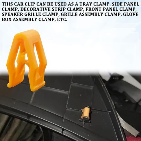 20PCS Trim Clips for Dash Bezel Dash Panel Center Console DVD Radio for Ford Mercury Edge Mustang Dodge Jeep Challenger Lincoln OEM# W714972-S300 Panel Switch Bezel Clip Body Trim Retainer in Kuwait