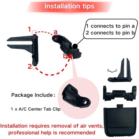 AC Air Conditioning Vent Outlet Clip Tab Paddles Replacement for Porsche Cayenne 2010-2017 7P5819727 92A 958 1pcs in Kuwait
