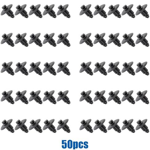 OAUTOO 50pcs Door Interior Trim Panel Push-Type Retainer Clip Rivet WX68DX9AA for Chrysler 300 Pacifica Voyager Challenger Charger Magnum Viper 2005-On in Saudi Arabia