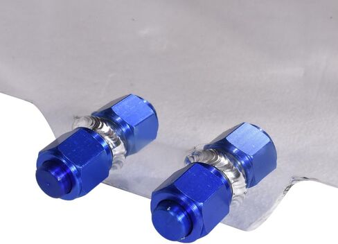 MOTORHOT 15 Gallon Fuel Cell 60L Aluminum Fuel Tank Universal Racing Street Drift Strip Fuel Gas Tank with Level Sensor Silver in Kuwait