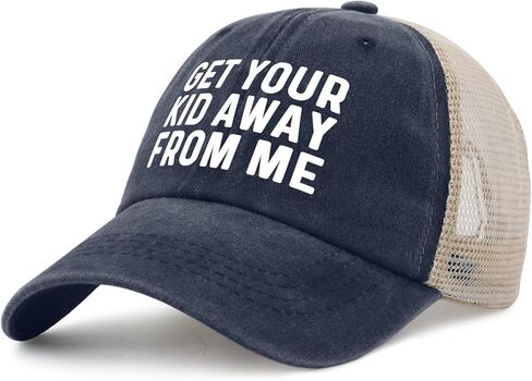 GET Your Kid AWAYS from ME Hat Trucker Hat Women Trendy Mesh Baseball Cap for Summer in Kuwait