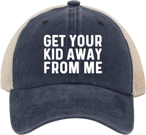 GET Your Kid AWAYS from ME Hat Trucker Hat Women Trendy Mesh Baseball Cap for Summer in Kuwait