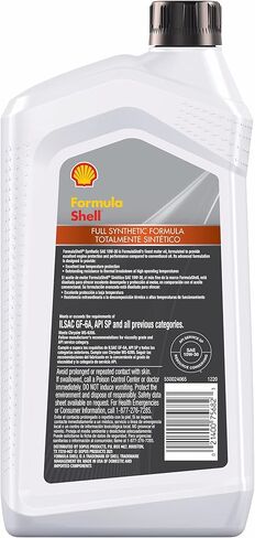 Formula Shell Full Synthetic 10W-30 Motor Oil (1 Quart, Case of 6) in Saudi Arabia