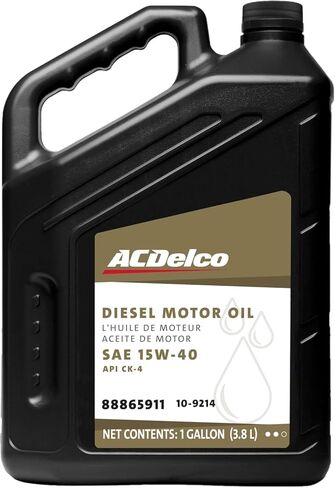 ACDelco Gold 10-9214 (88865911) CK-4 Diesel 15W-40 Motor Oil - 1 gal (Case of 3) in Kuwait