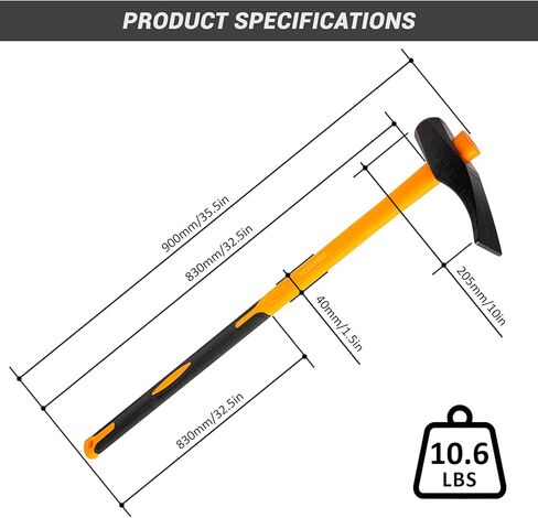 Tire Hammer Bead Brkg Wg, Semi Tire Changing Tools, Steel Duckbill Hammer Tire Removal Tool, 35.5In, Compatible with Car Tire Replacement in Kuwait