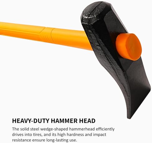 Tire Hammer Bead Brkg Wg, Semi Tire Changing Tools, Steel Duckbill Hammer Tire Removal Tool, 35.5In, Compatible with Car Tire Replacement in Kuwait