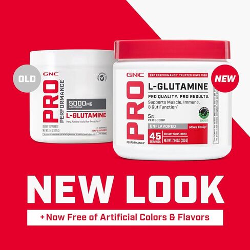 GNC Pro Performance L-Glutamine 5000mg - Unflavored (181 Servings) in Saudi Arabia