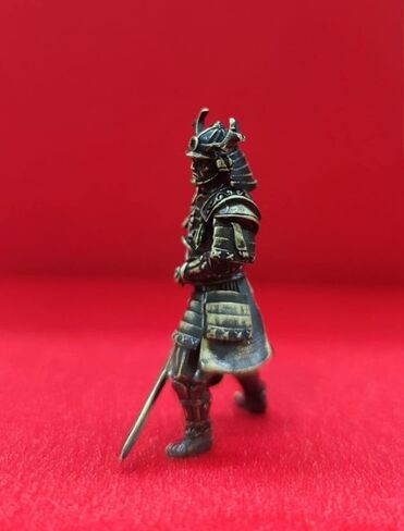 Brass Japanese Shogunate Warrior Figurines Desktop Ornaments,Copper Ancient Soldier Miniature Statue Home War Chess Game Decor Crafts,Study Office Wine Cooler Sculpture Gifts in Saudi Arabia