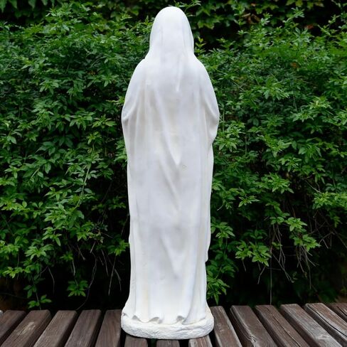 Virgin Mary Outdoor Statue - Religious Garden Statue, Blessed Mother, Virgen De Guadalupe, Large Outdoor Garden, Ivory in Saudi Arabia