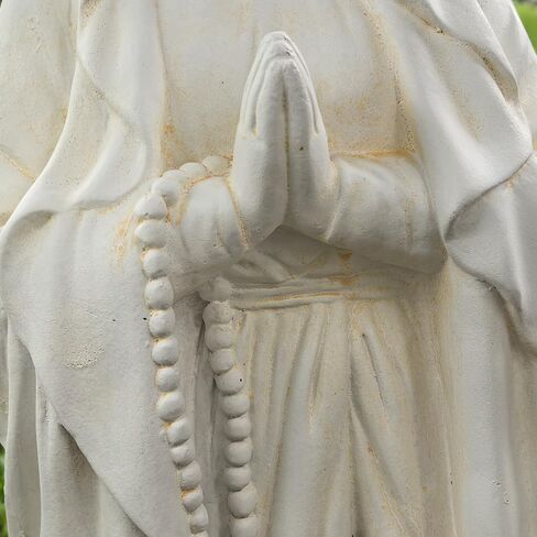 Virgin Mary Outdoor Statue - Religious Garden Statue, Blessed Mother, Virgen De Guadalupe, Large Outdoor Garden, Ivory in Saudi Arabia