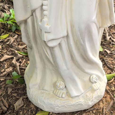 Virgin Mary Outdoor Statue - Religious Garden Statue, Blessed Mother, Virgen De Guadalupe, Large Outdoor Garden, Ivory in Saudi Arabia