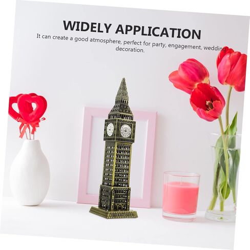 Big Ben Model Sturdy Alloy Desktop Ornament for Home Decor London Big Ben Craft Unique Housewarming and Household Accents in Saudi Arabia