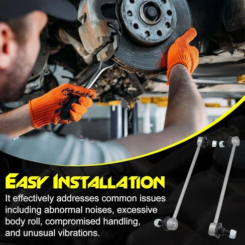 2 Pcs Zinc Nickel Alloy Front Stabilizer Sway Bar Links, Compatible with Nissan Altima, Maxima, Murano, Pathfinder, Quest, Rogue, Rogue Select, Rogue Sport & INFINITI QX60 JX35, Replace# K750094 in Kuwait